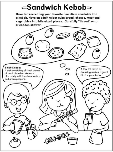 dover publications  kids food kids coloring books
