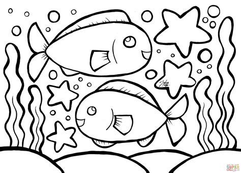 summer coloring pages fish coloring page coloring pages gambaran