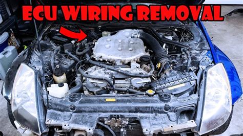 ecu location  wiring harness removal youtube