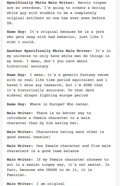 Tumblr Post Satirizes Self Important Male Writers Boing Boing