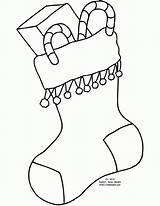 Stocking Christmas Coloring Pages Stockings Book Crafts Template Printable Blank Xmas Winter Stencils Sheets Invitations Colouring Kids Holidays Patterns Printables sketch template