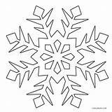 Snowflake Coloring Pages Snowflakes Printable Kids Drawing Snow Frozen Cool2bkids Flake Christmas Line Colouring Template Sheets Mandala Getdrawings Choose Board sketch template