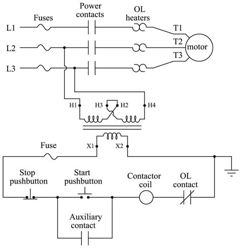 motor control circuit diagram explained starter motor solenoids explained motor control circuits