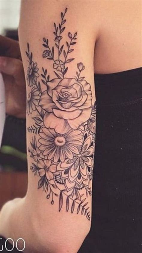 Types Of Flowers Tattoos Tattoo Flower Designs Flowers Tattoos