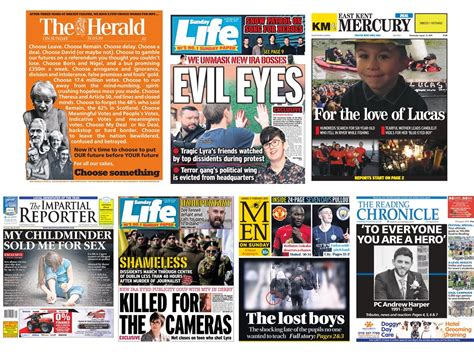 magazines  front pages shortlisted   regional