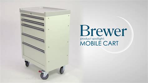 brewer mobile medical cart youtube