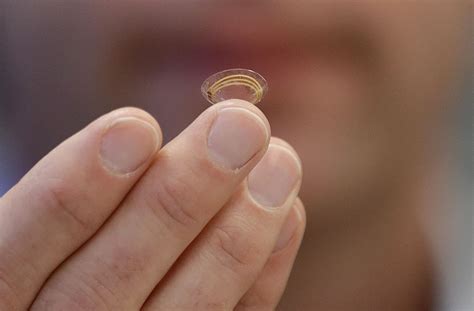 google partners  novartis   smart contact lenses
