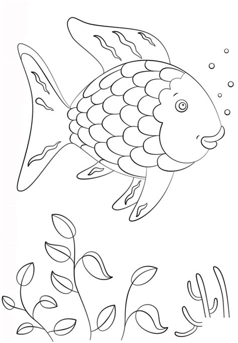 gar fish coloring page simple fish coloring pages coloring home