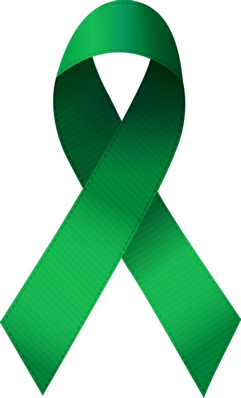 emerald ribbon liver cancer sign  png