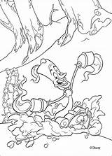 Lumiere Coloring Pages Candelabra Disney Beast Beauty Print Color sketch template