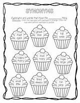 Synonyms Teacherspayteachers sketch template