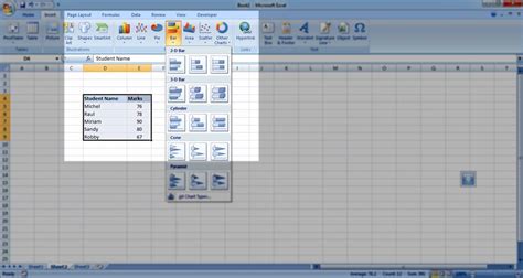 create excel charts ms excel charting tutorial part