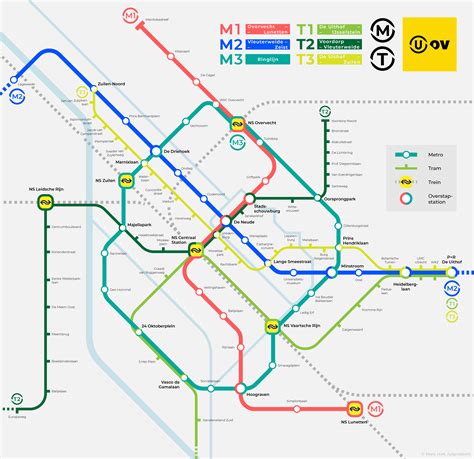 openbaar vervoer kaart nederland kaart