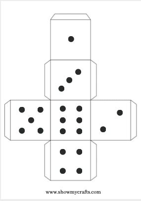 paper dice  easy