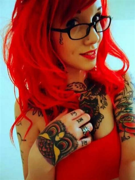 Red Head Hot Stuff Hair Tattoos Girl Tattoos Beautiful Tattoos