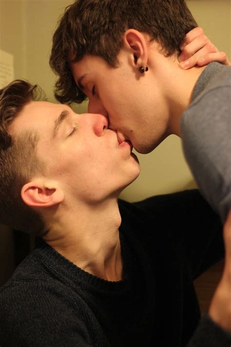 Gay Couple Kissing Via Tumblr On We Heart It