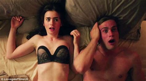 lily collins makes her romcom debut in hilariously saucy trailer for love rosie daily mail online