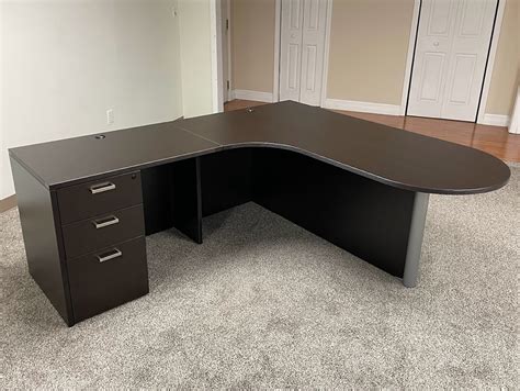 Affordable Office Bullet L Shaped Desk 1 Baystate Office Furniture