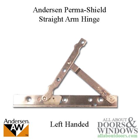 andersen perma shield casement windows straight arm hinge wscrews   openinghead left