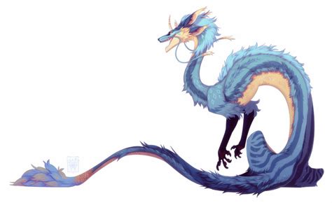 full body mythical creature dragon drawing