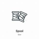 Spool Sew sketch template