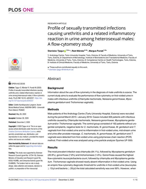 Download Pdf Profile Of Sexually Transmitted Infections Causing