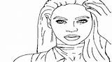 Nicki Minaj Educative Jay Educativeprintable Fierce Sasha sketch template