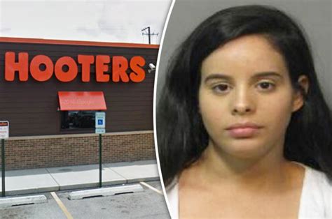 Hooters Waitress Cuffed Over Busty Bust Up With Female Co