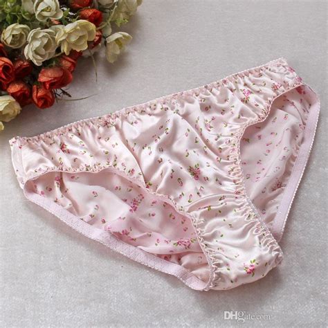 2021 wholesale flower print panties women 100 mulberry silk sexy
