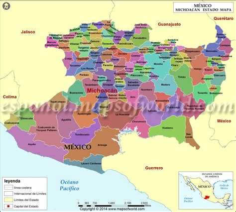mapas de michoacan mapa de michoacan mapa de queretaro mapa de mexico