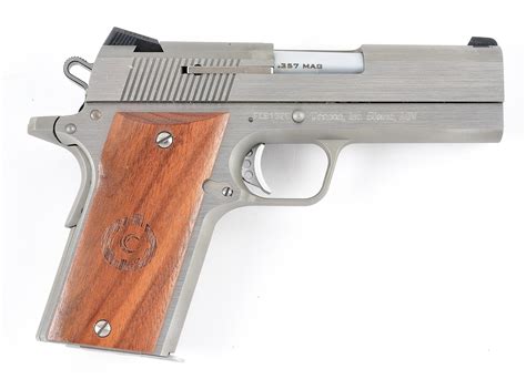 lot detail  coonan  magnum automatic semi automatic pistol  case accessories