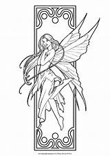 Coloring Pages Fairy Printable Dragon Adults Realistic Sheets Fantasy Kids Books sketch template