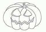 Calabaza Calabazas Colorear Dibujos Agrandar sketch template