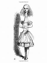 Coloring Book Alice Wonderland Dover Besuchen Stories Amazon Classic sketch template
