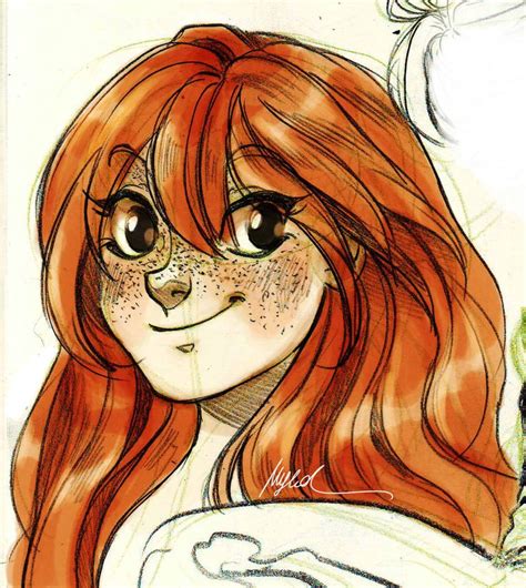 freckles everywhere by myed89 anime drawings character design art