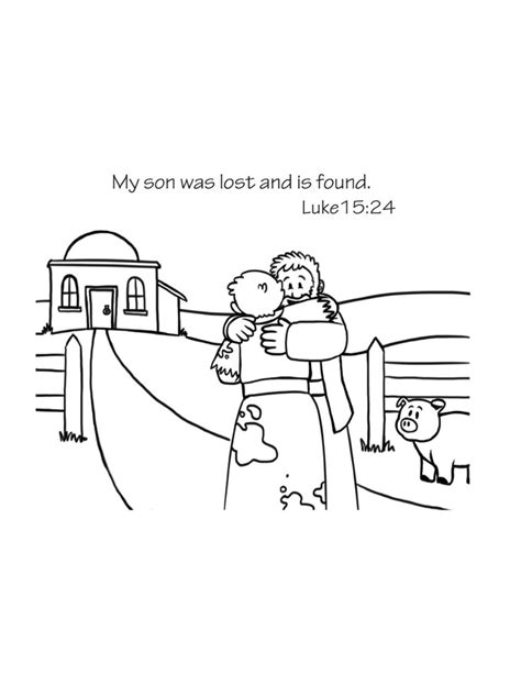 prodigal son coloring pages