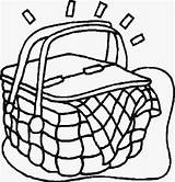 Picnic Coloring Table Basket Food Kids Creative Print Clipart Blanket Activity Gif Crafts Funfamilycrafts sketch template