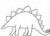 Dinosaur Template Coloring Kids Printable Pages Drawing Dinosaurs Long Shape Neck Outline Dino Templates Paper Blank Crafts Shapes Cut Children sketch template