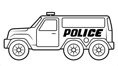amazing truck coloring pages revisited confidential big police colors