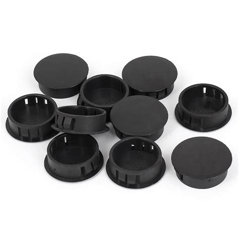 household plastic flush mounted hole caps cover black mm diameter  pcs walmart canada