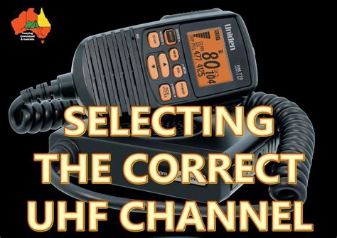 camping queensland  australia selecting uhf channels