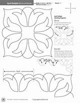 Quilting Walner Continuous Corners Blocks sketch template