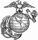 Usmc Seal sketch template