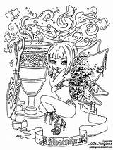 Pages Coloring Fairy Jadedragonne Jade Adult Green Deviantart Books Colouring Stamps Lineart Dragonne Drawing Digi Fantasy Collect Christmas Choose Board sketch template