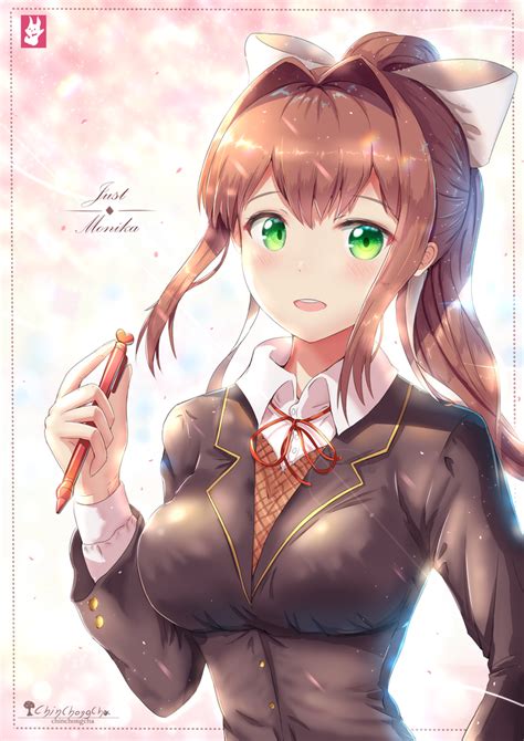 Monika Doki Doki Literature Club By Chinchongcha On