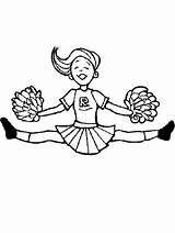 Cheerleader Cheer Cheerleading Gaddynippercrayons Thiva Hellas sketch template