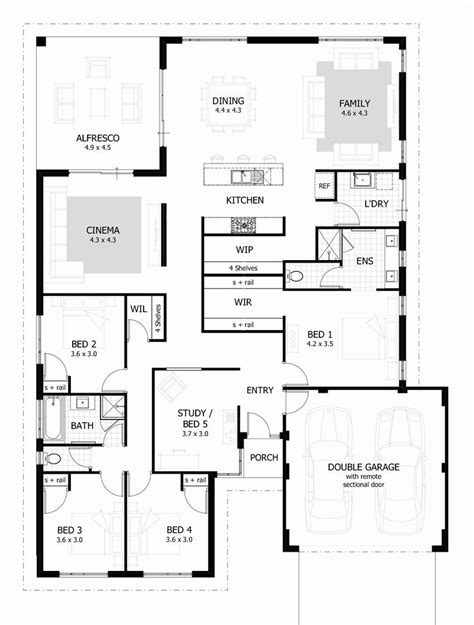 bedroom house floor plans floorplansclick