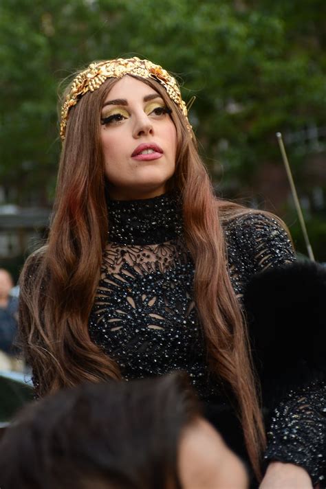 Lady Gaga With Brown Hair What Is Lady Gaga S Natural Hair Color