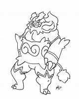 Emboar Coloring Pages Pokemon Template sketch template