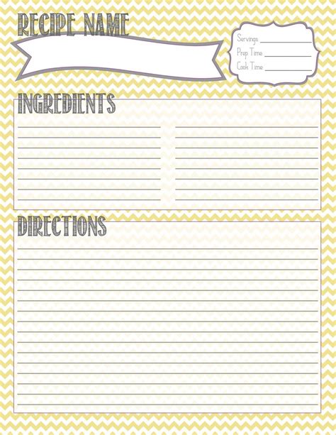 recipe cards template recipe book templates printable recipe cards